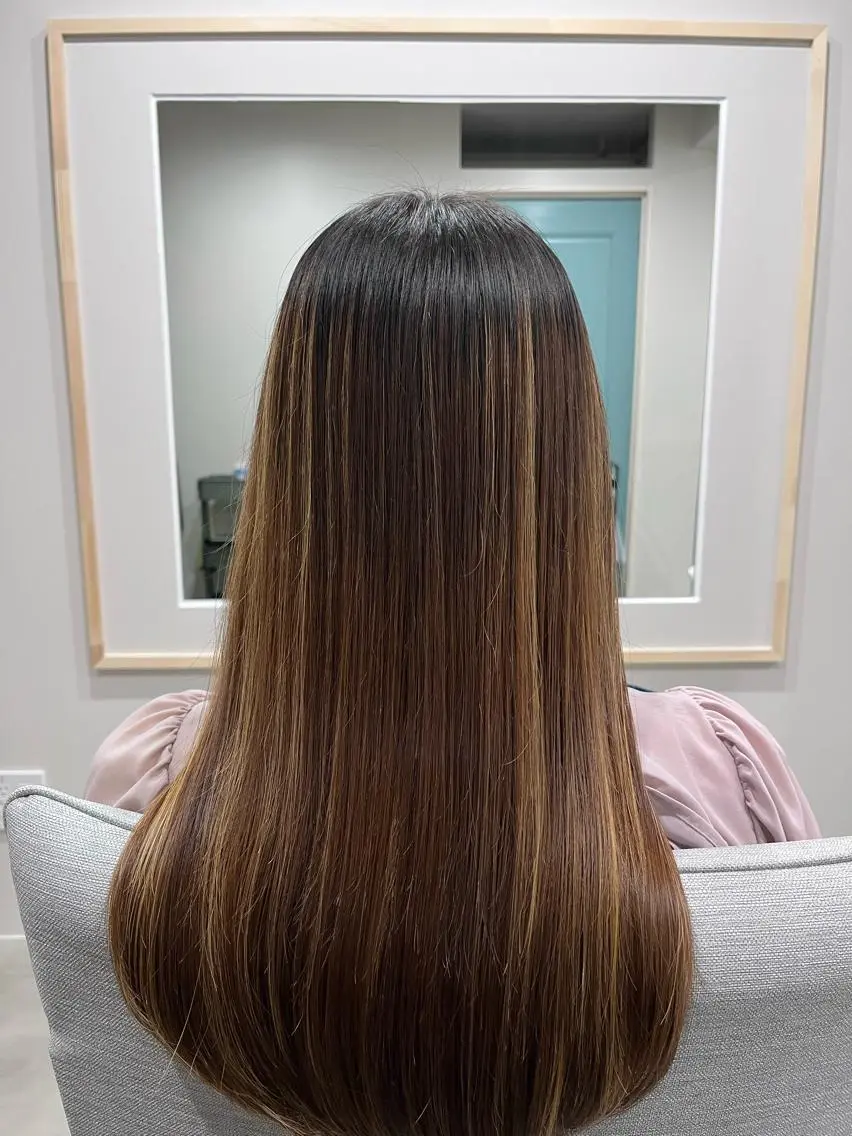 ロング カラー liL  hair サトウリョウタのヘアスタイル