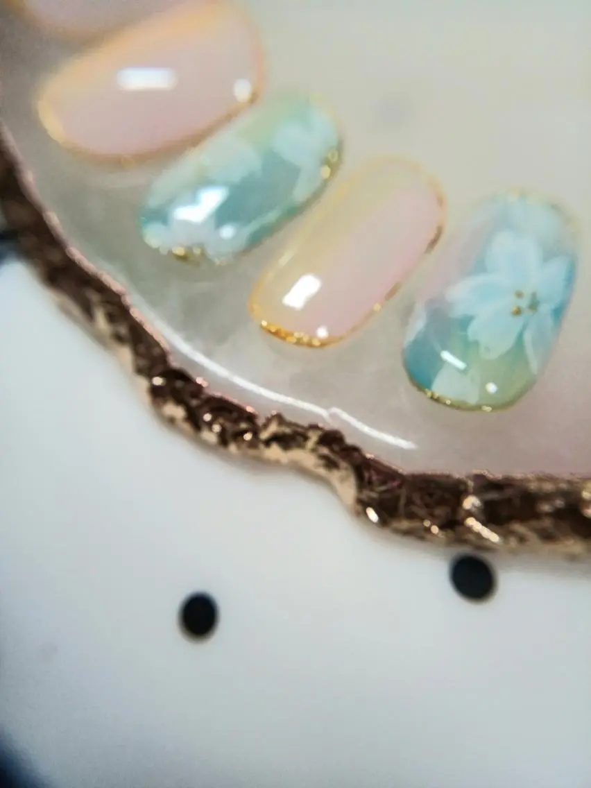 ネイル 桜ネイル プライベートサロン Nail’s愛のネイルデザイン