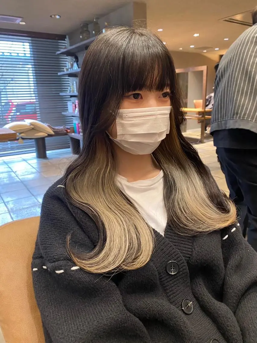 ロング ヘアカラー トリートメント 🩵縮毛矯正・ボブ 岩原朋也🩵のヘアスタイル