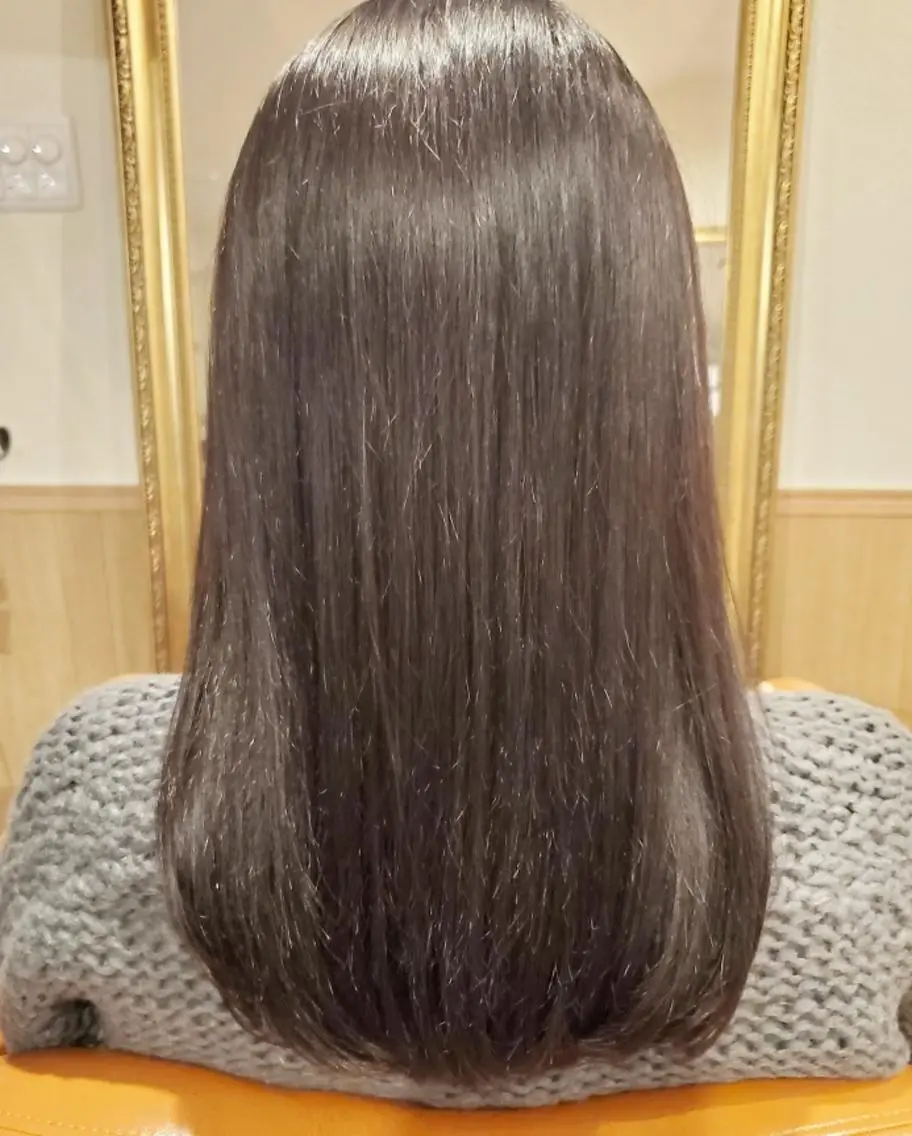 セミロング カラー セミロングパーマ 外国人風カラー ヘアカラー トリートメント spa hair ark 富井直美のヘアスタイル