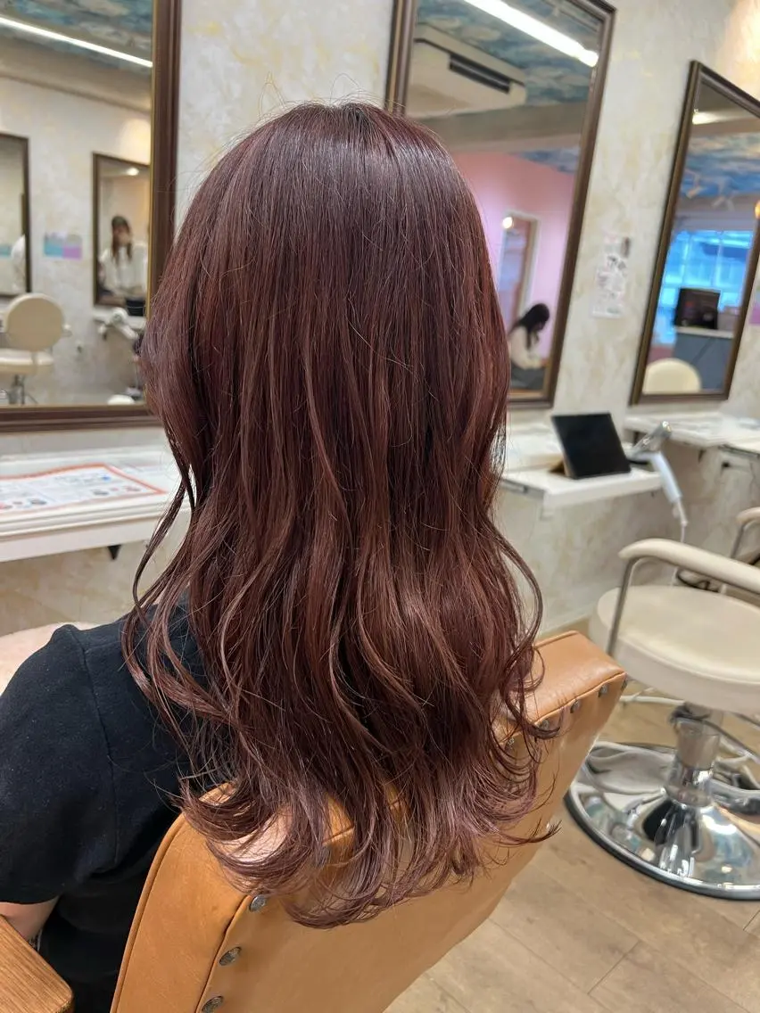 セミロング カット ヘアカラー トリートメント 髪質改善/ メンズカット・パーマのヘアスタイル
