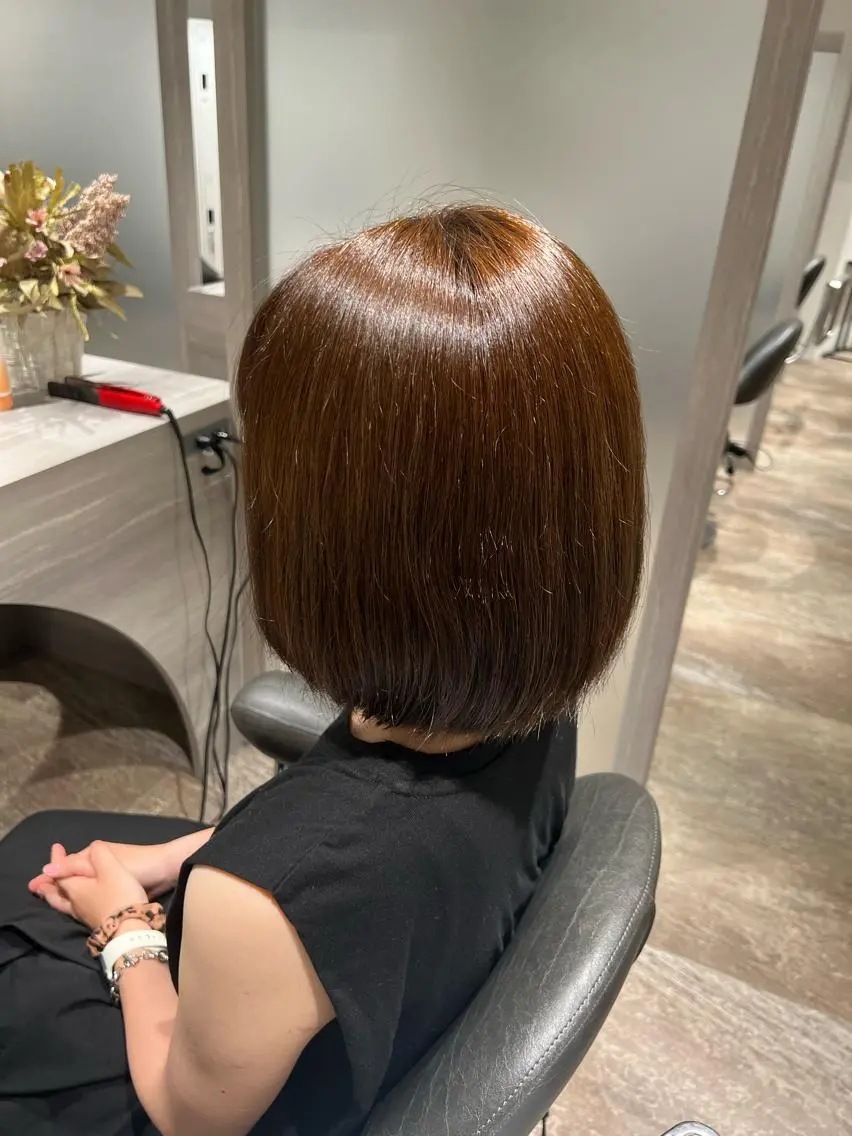 ショート ced下赤塚店／うる 艶ヘアカラー🦋のヘアスタイル