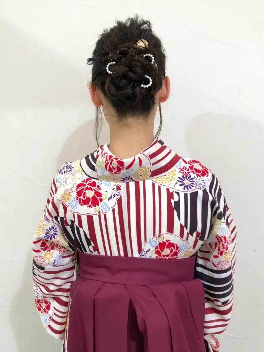 ヘアアレンジ 卒業式のヘアスタイル 乳井 悠香のヘアスタイル