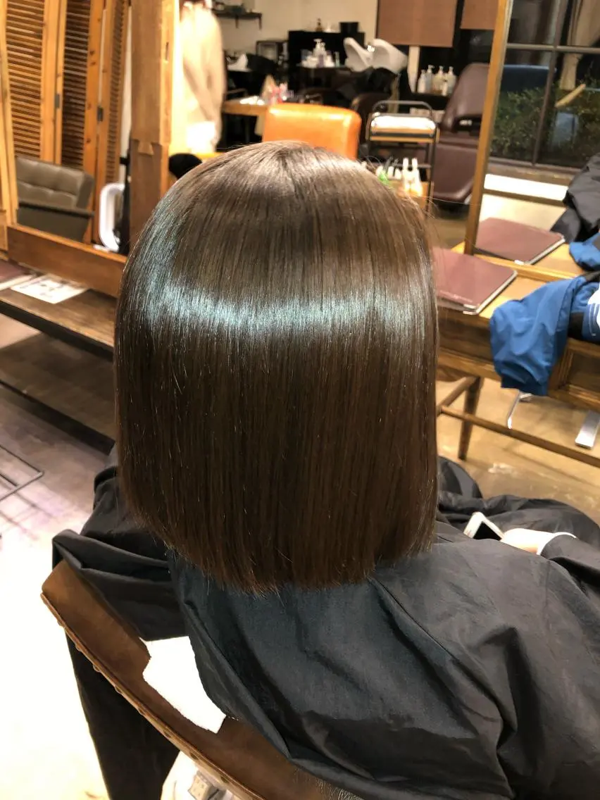 ミディアム 縮毛矯正 🩵小野 えりか🩷のヘアスタイル