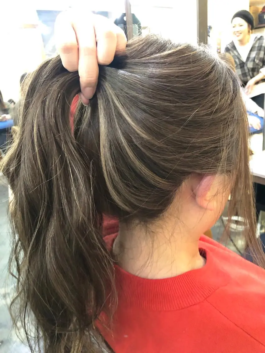 ロング カラー 【艶髪×韓国風】 毛流れ職人 RYOのヘアスタイル