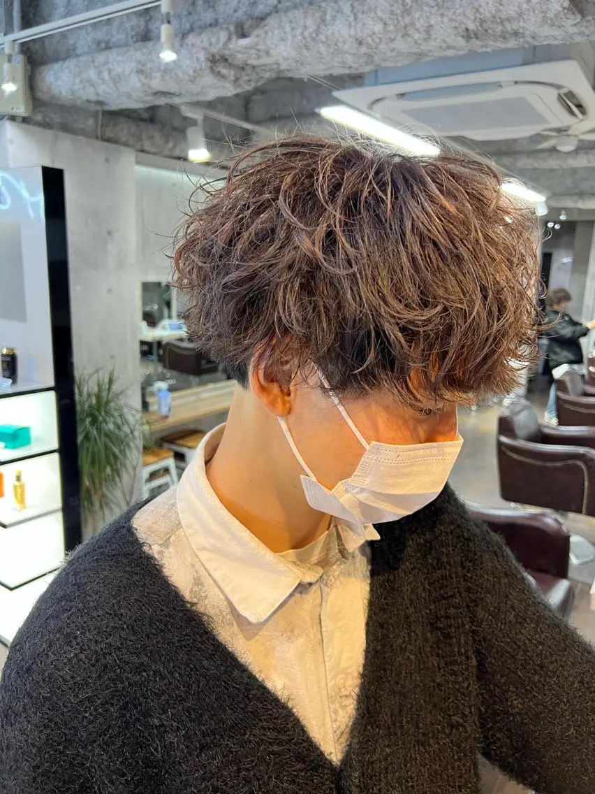 メンズ 刈り上げ 👑再現性◎北千住N o.1パーマYutoのヘアスタイル