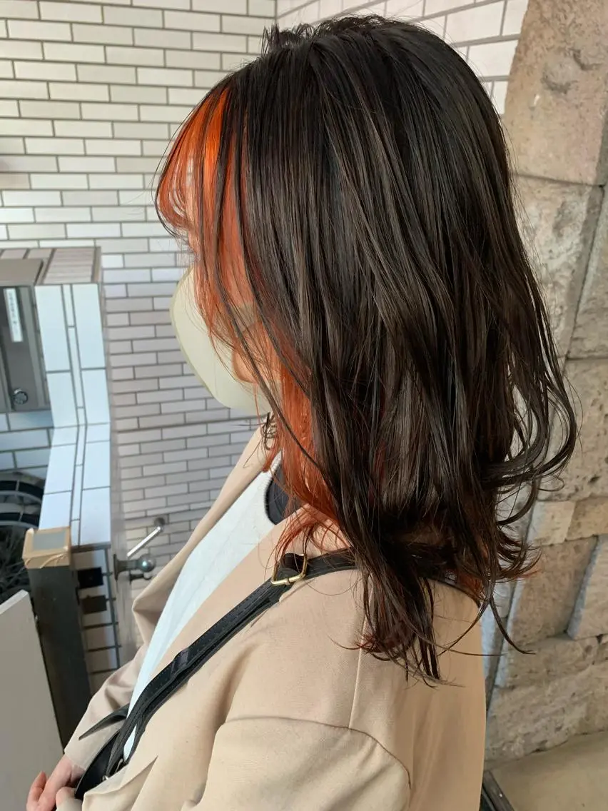 ミディアム カラー カット ヘアカラー オージュアソムリエ DAIKI⭐️のヘアスタイル