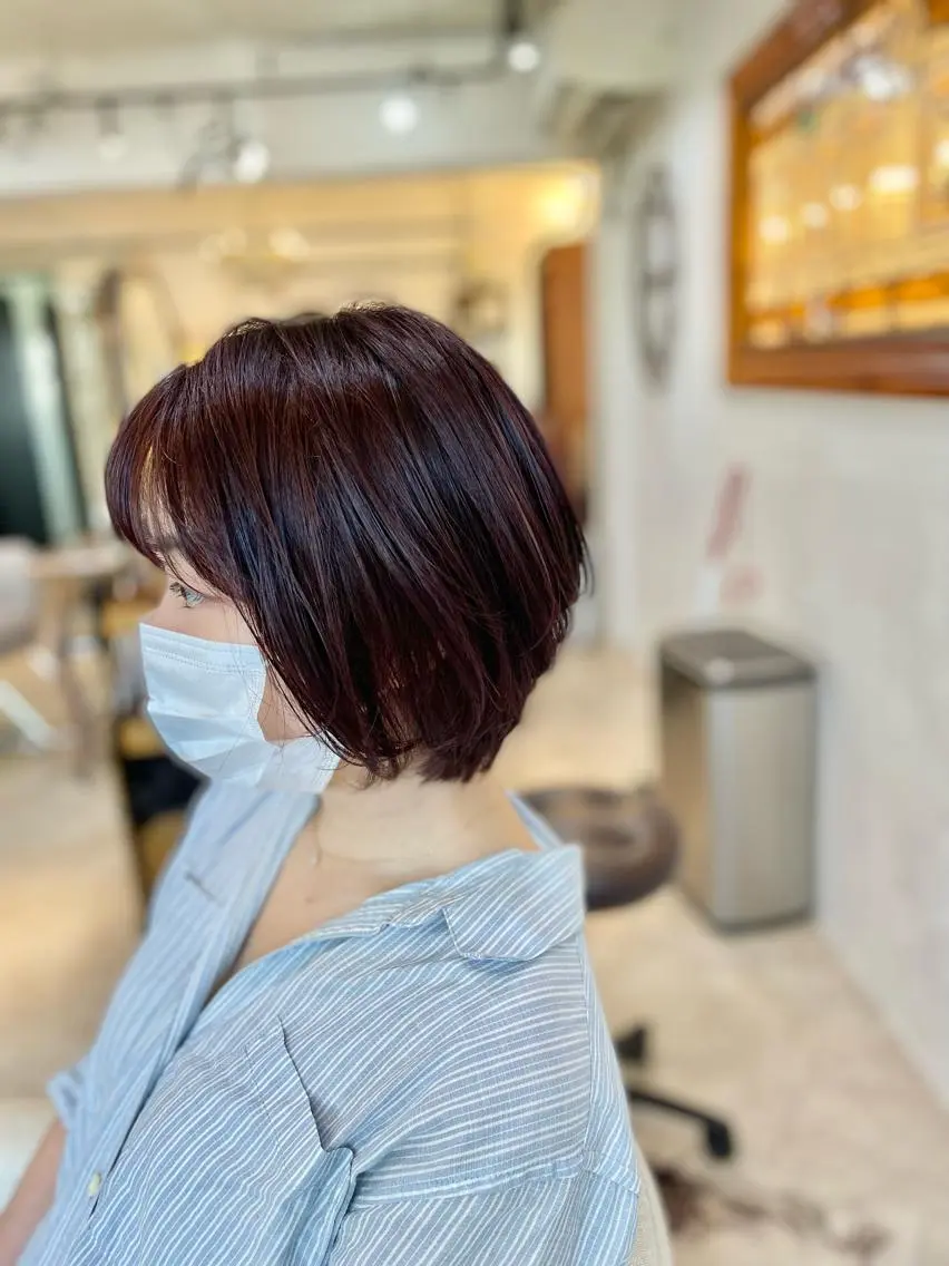 ショート カット ヘアカラー トリートメント 🌱工藤たいかい Lost  Cityのヘアスタイル