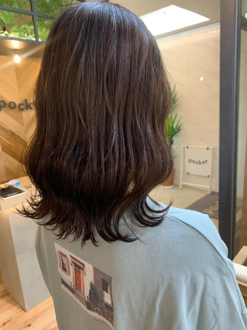 ミディアム ヘアカラー 🩶レイヤーカット/ さわ🩶のヘアスタイル