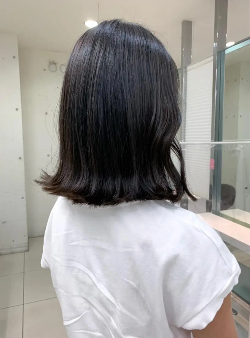 ミディアム カラー 似合わせパーマ/ kazuのヘアスタイル
