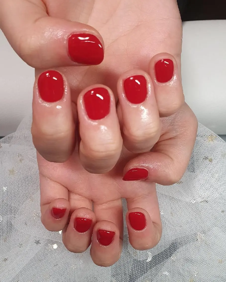 ネイル 赤色 168.0 beautyのネイルデザイン