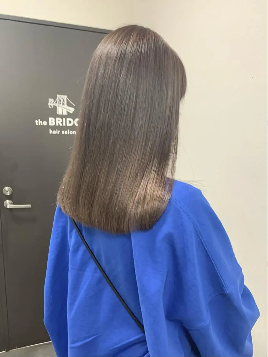 セミロング カラー カット ヘアカラー トリートメント 村田 来倖のヘアスタイル