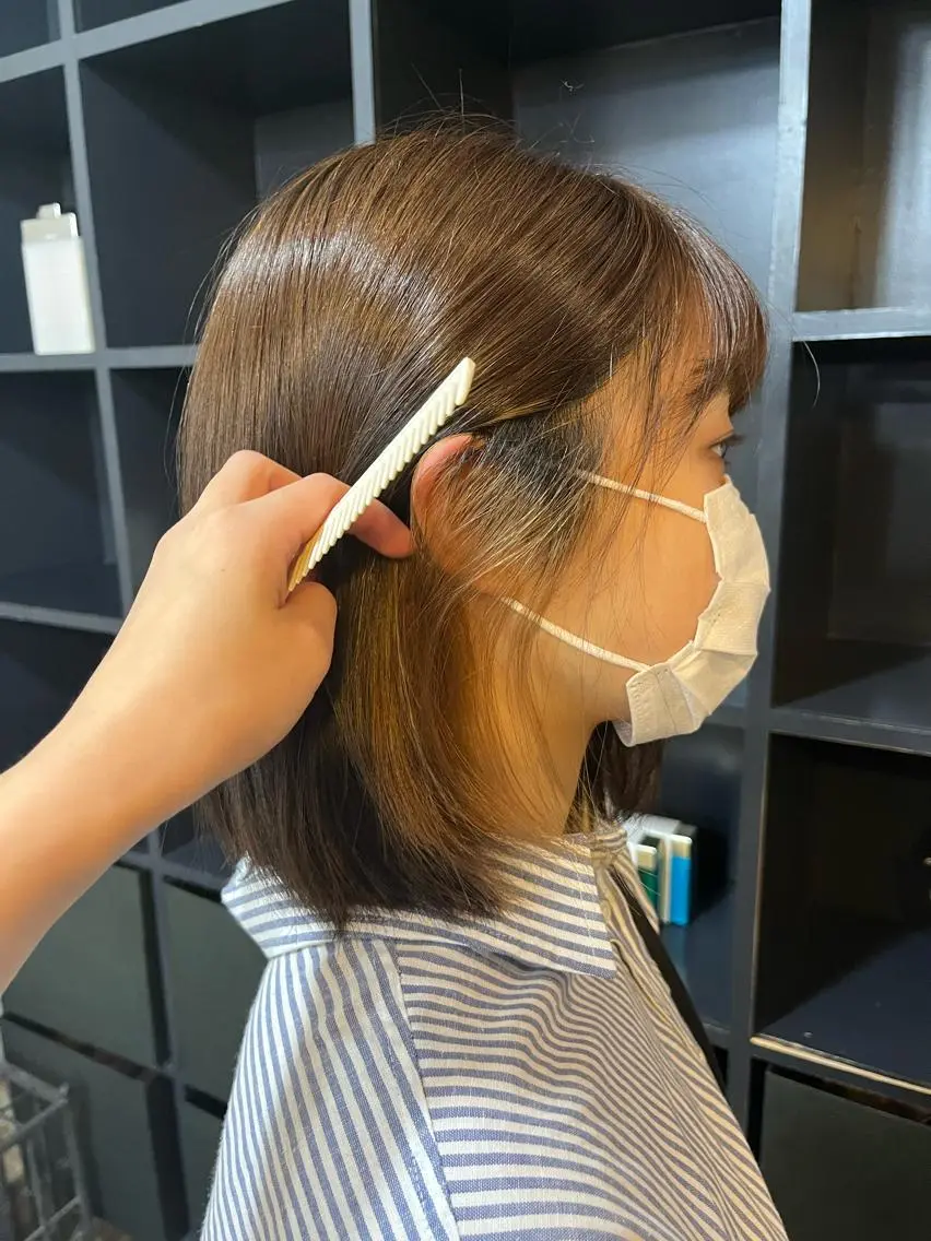 ミディアム 髪質改善/艶カラー MISATOのヘアスタイル