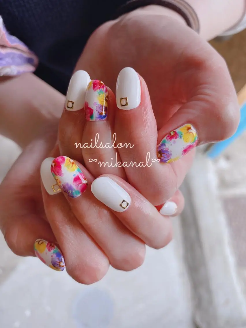ネイル ハンドネイル nailsalon ∞ ﾐｶﾅﾙ ∞のネイルデザイン