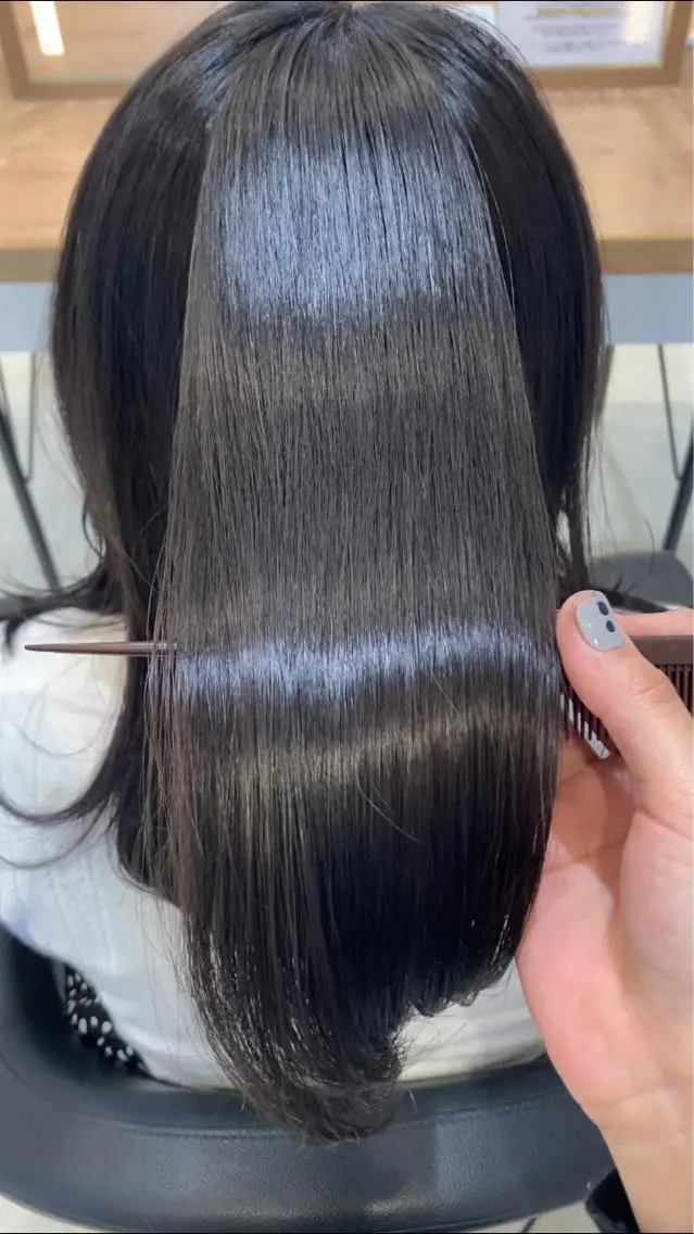 セミロング カラー nono/パーマ /顔まわりカット🐈のヘアスタイル
