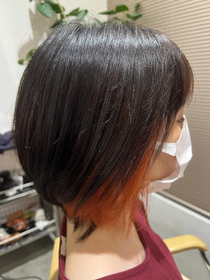 ショート カラー 🌷ショートレイヤー ヘッドスパ🌷鈴木のヘアスタイル