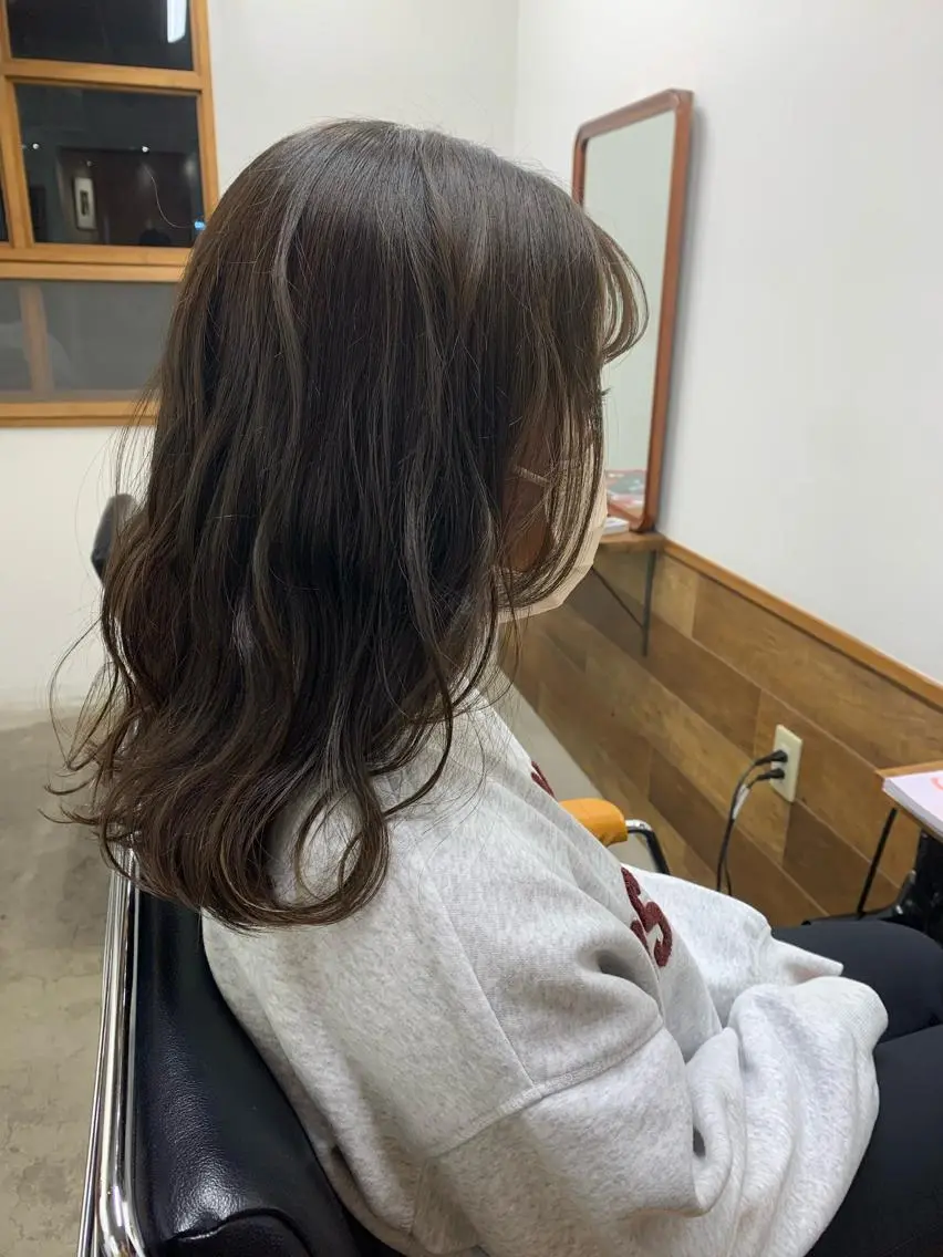 ロング Ririkoボブ 透明感カラー🤍のヘアスタイル