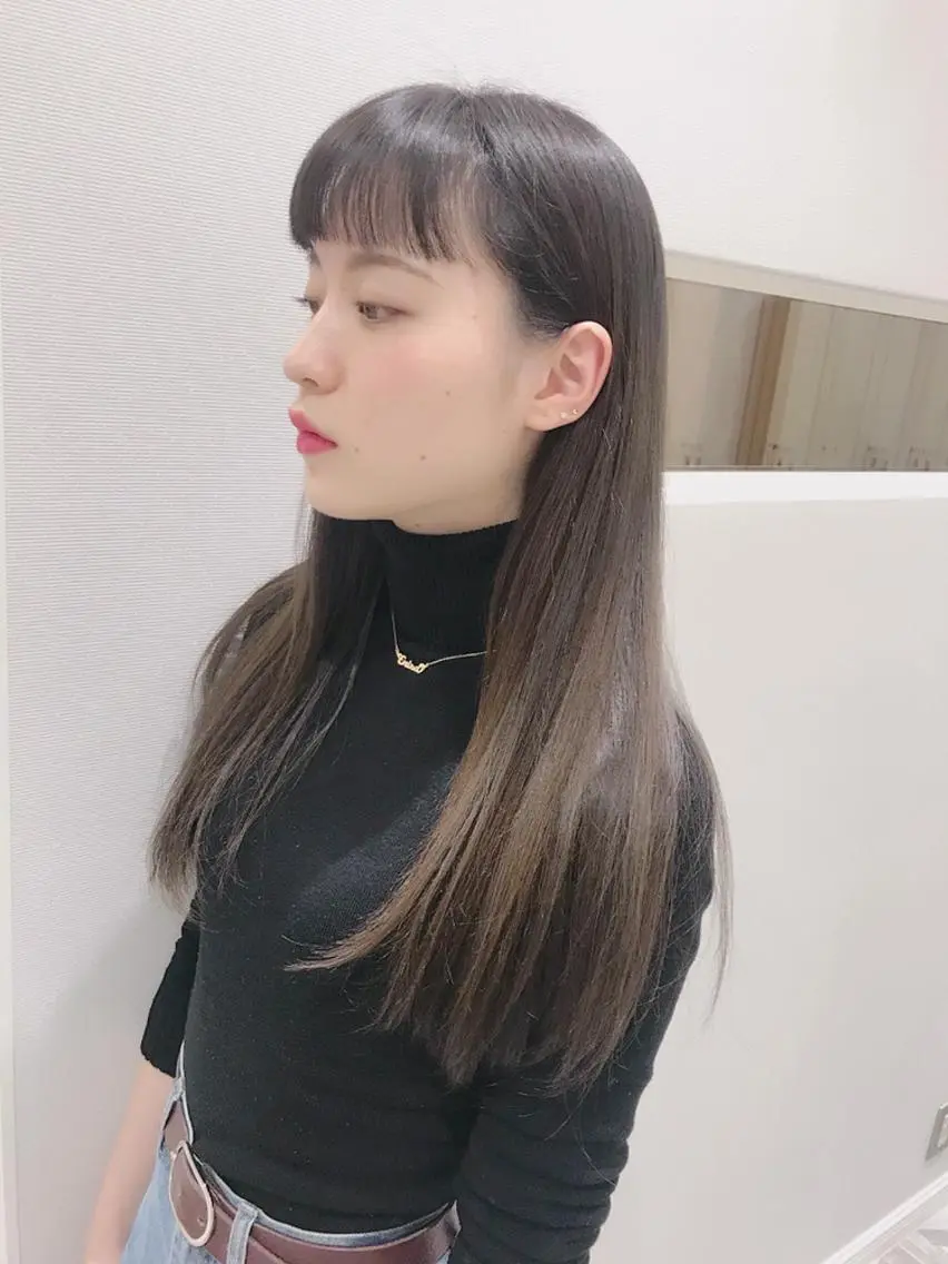 ロング 江崎 わか子のヘアスタイル
