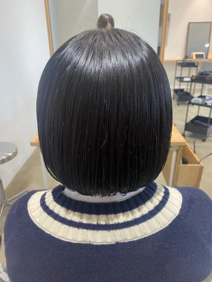 ショート ボブ カット ヘアカラー くろだ まみのヘアスタイル