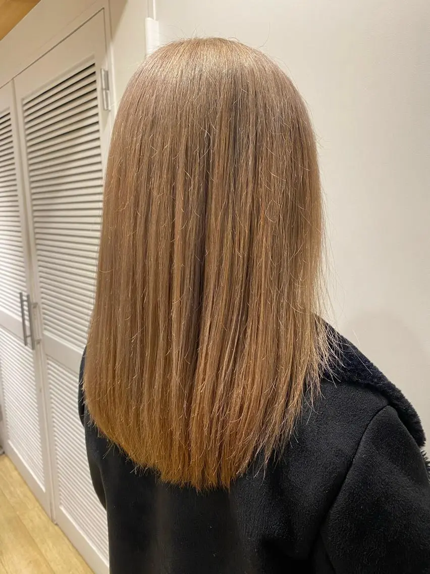 ミディアム カラー ヘアカラー kawabe maikoのヘアスタイル