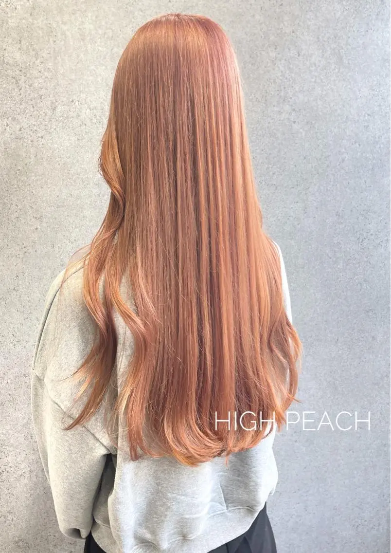 ロング カラー ブリーチ ケアブリーチ ハイトーンカラー 髪質改善 ヨシンモリ YUKA🐻❄️ 🎀当日予約ok/のヘアスタイル