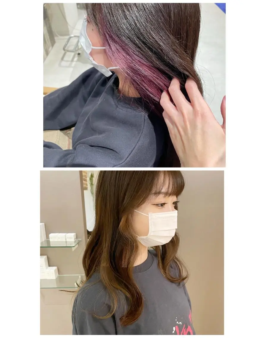 カラー KAI RIKAのヘアスタイル