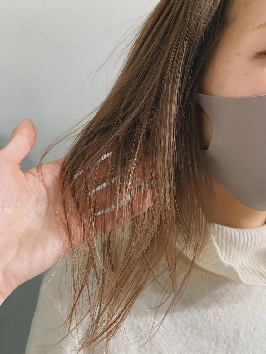 セミロング カラー パーマ ボブパーマコテ巻き風 パーマNo1深江秀平のヘアスタイル