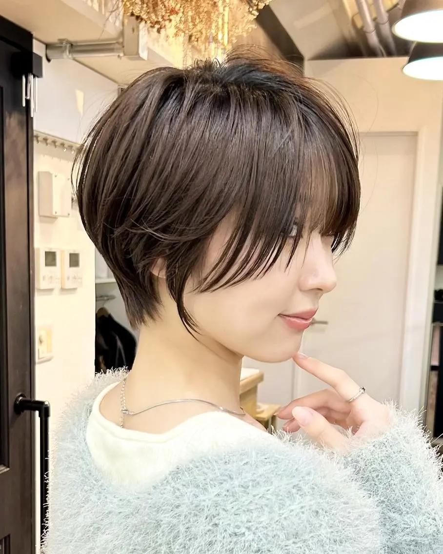 ショート ヘアカラー kiy by ioeのヘアスタイル