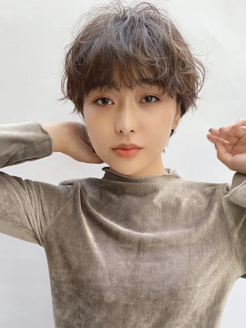 ショート メンズ✨パーマ 大室雄基のヘアスタイル