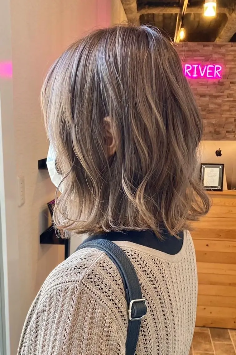 カラー ヘアカラー ヘアカラー&縮毛矯正 STAR☆RIVERのヘアスタイル