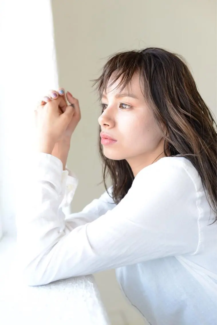 セミロング パーマ 久保田 茜のヘアスタイル