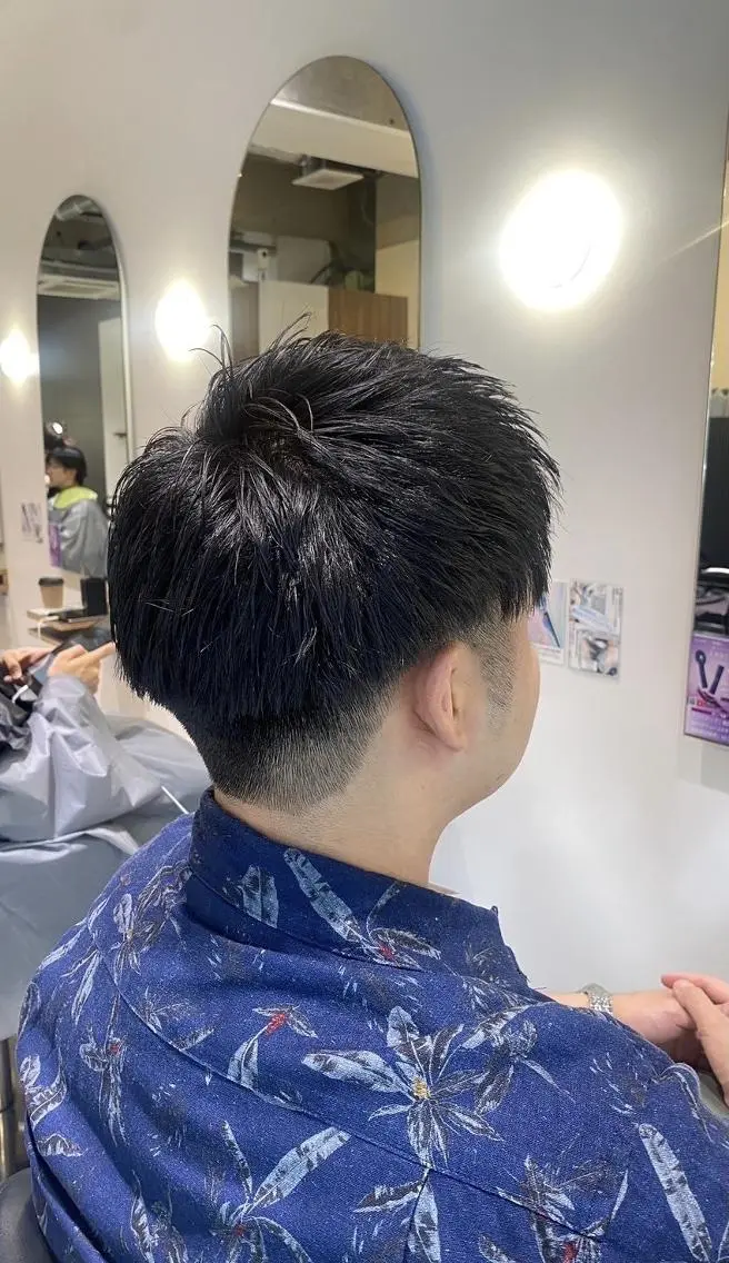 ショート メンズ カット パーマ 似合わせカット 銀座/アライ カズヤのヘアスタイル