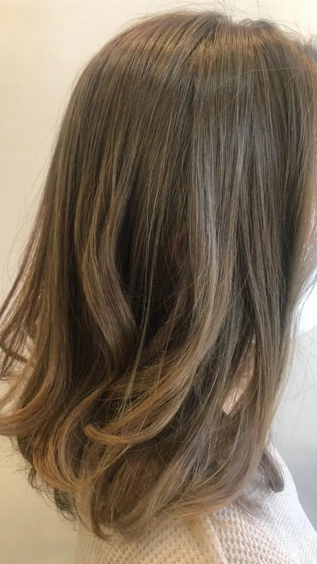 ミディアム カラー カット ヘアカラー ヘッドスパ 松戸駅西口徒歩30秒 ⚜️shinya⚜️のヘアスタイル