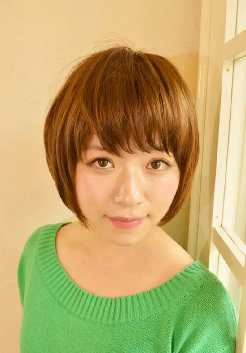ショート ミディアム カラー 小顔ショート✁ ⁂Yukari⁂のヘアスタイル