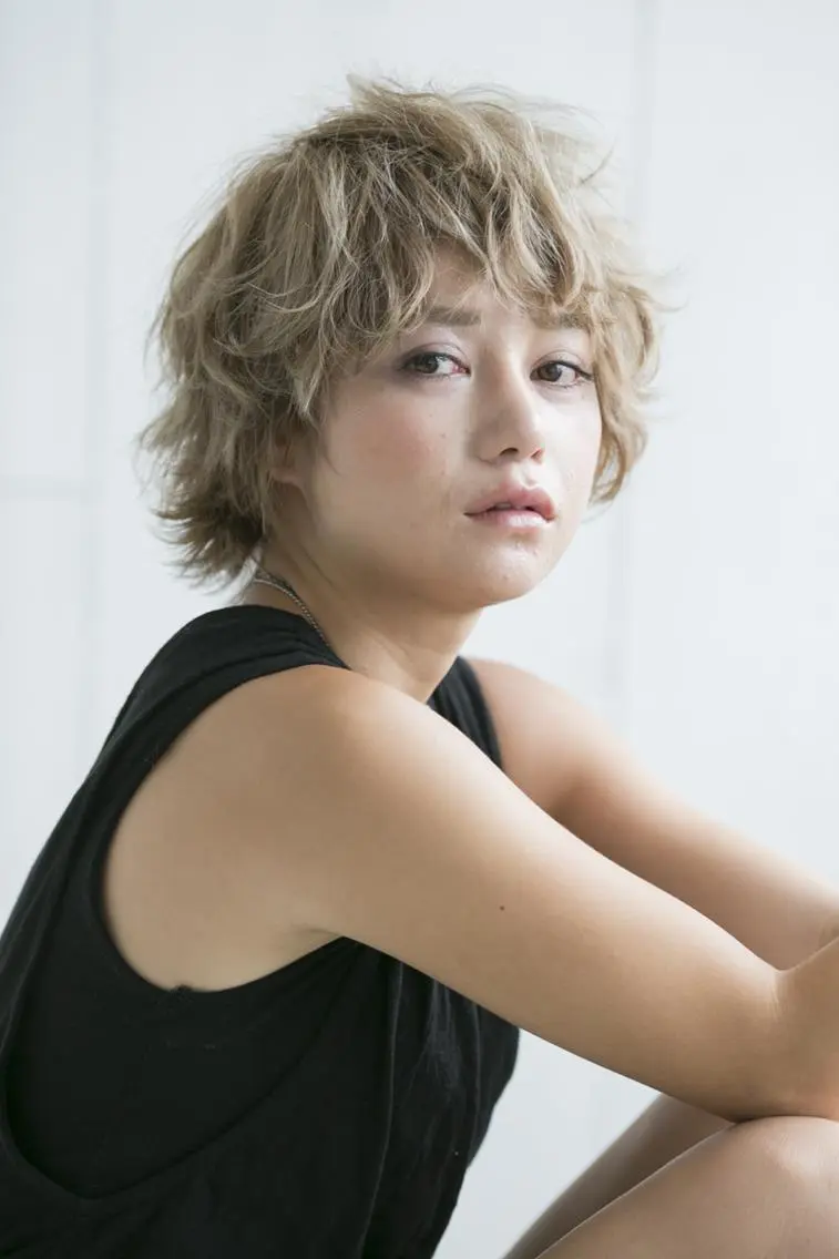 ショート アッシュ 外国人風カラー ✨Alushe 心斎橋店✨のヘアスタイル