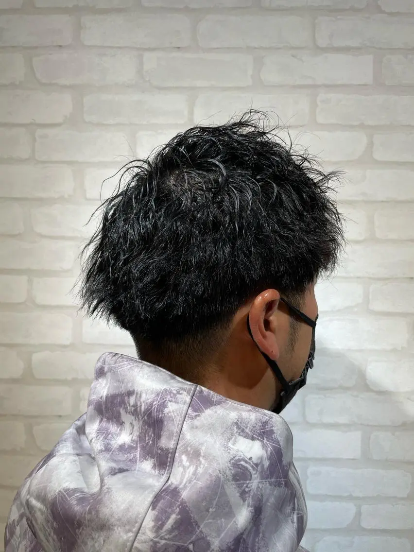ミディアム パーマ メンズ カット パーマ トリートメント ヘッドスパ 🌞谷川 幸也🌞のヘアスタイル