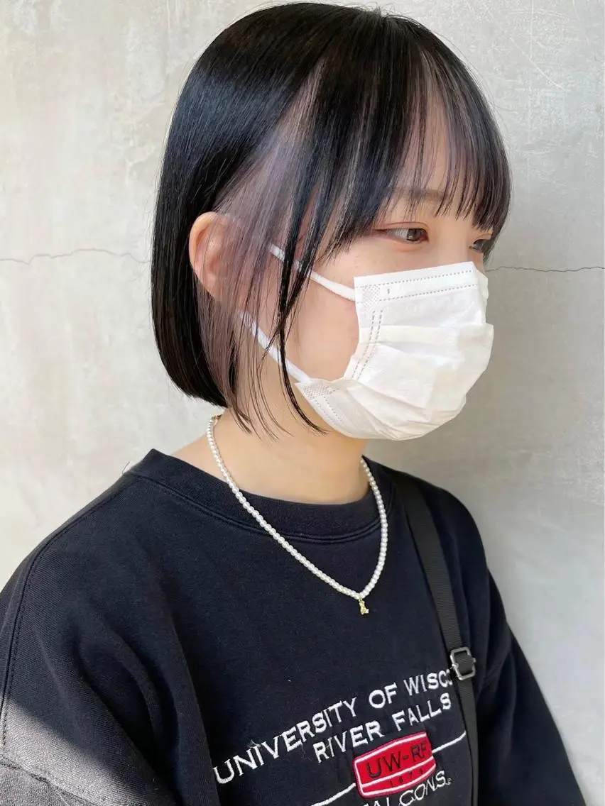 ショート カラー ヘアアレンジ インナーカラー ヘアカラー 🫧透明感カラー/ ナルハ🫧のヘアスタイル