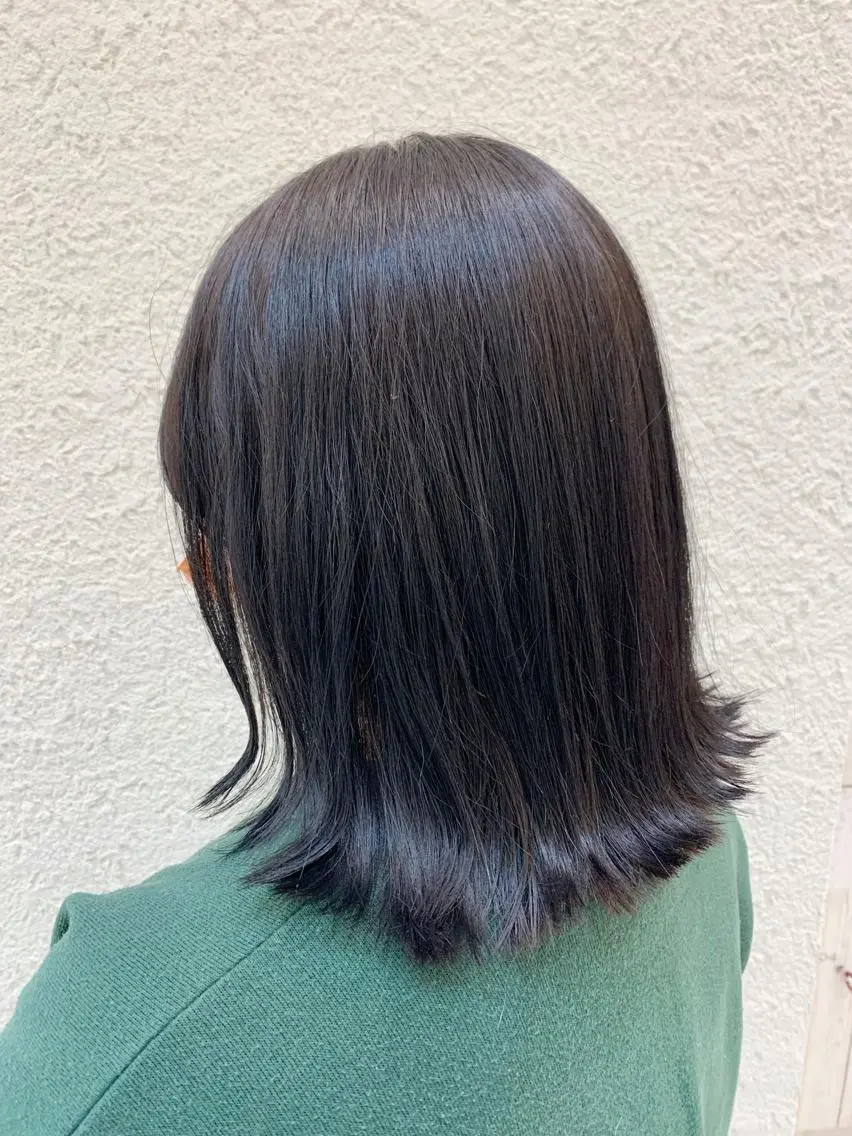 ミディアム 外ハネヘア NYNY四條畷店 森 亮人のヘアスタイル