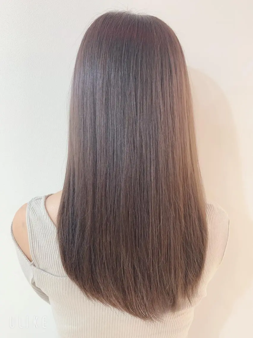 セミロング カラー カット ヘアカラー なりたいが叶う ながしまじゅんきのヘアスタイル