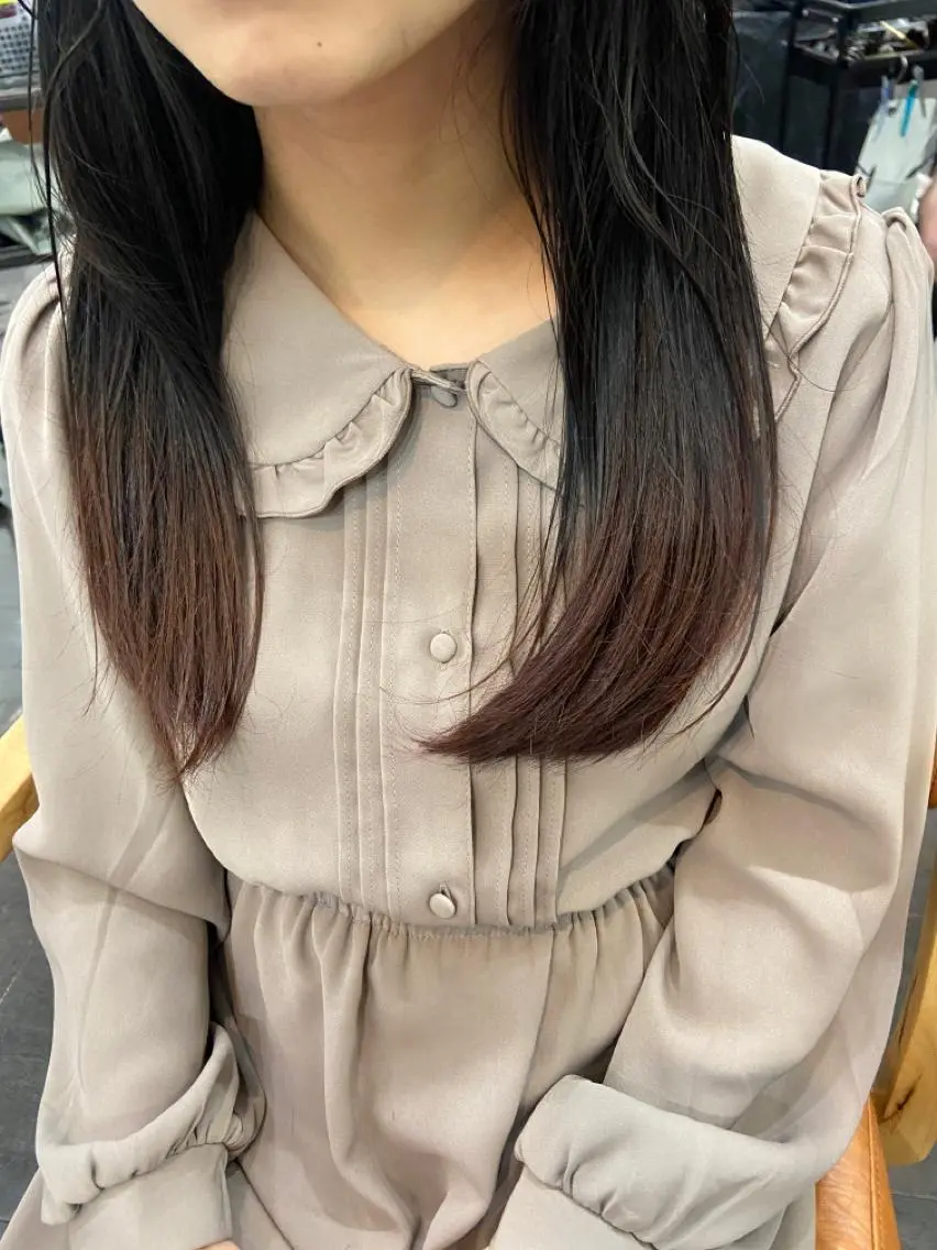 ロング カラー パーマ ヘアアレンジ メンズ キッズ ネイル アイブロウ モヒカン マッシュ 学生（メンズ向け） ソフトモヒカン グラデーションカラー 久木原 ゆりのヘアスタイル