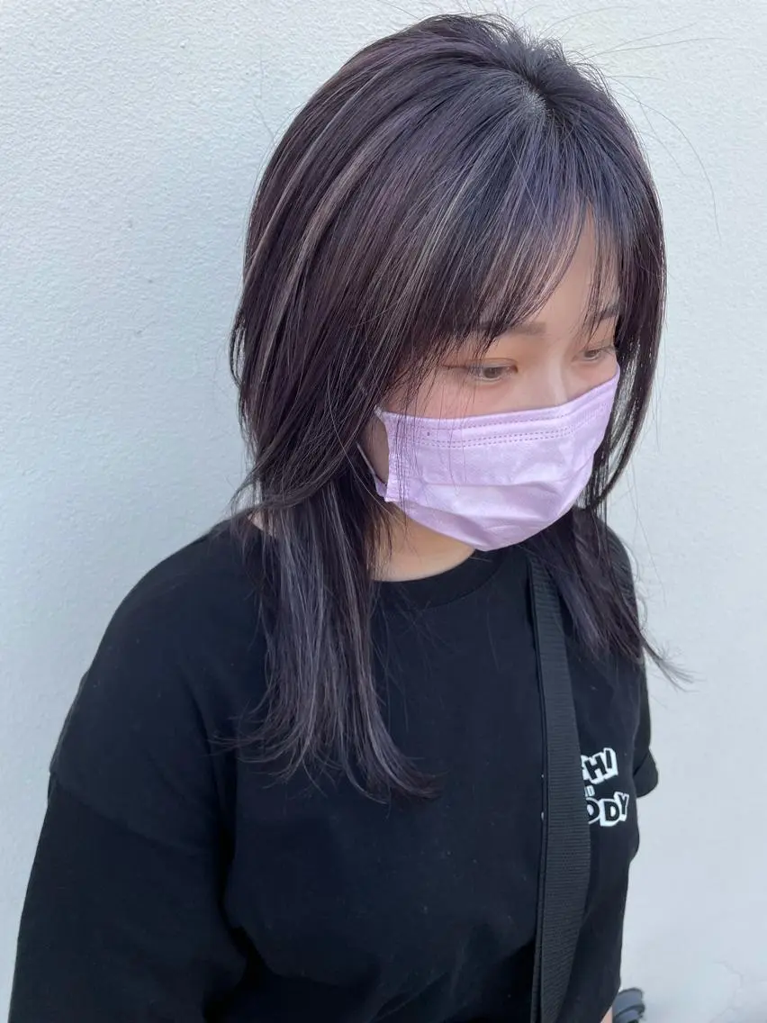 ロング ハイライト hair terra ce M奈良店のヘアスタイル