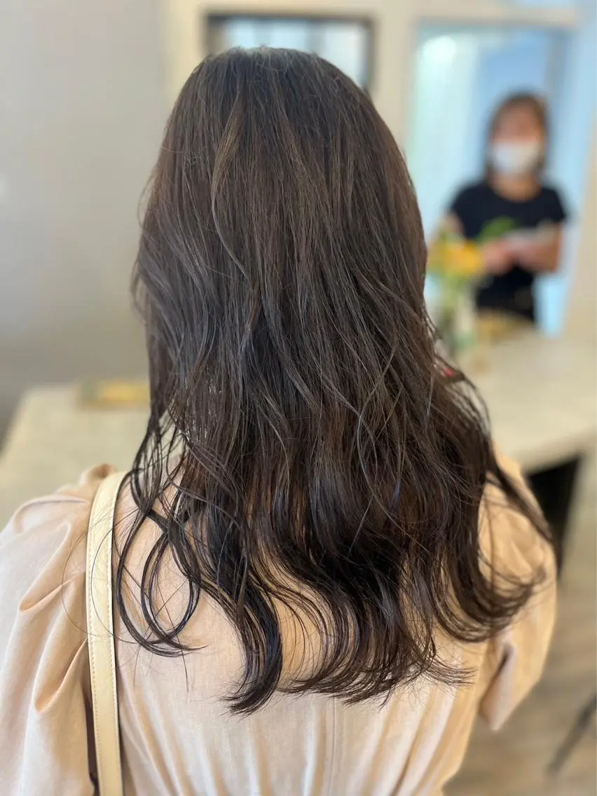 ロング カラー ブリーチ/ヘアセット 🪞🌙minamiのヘアスタイル