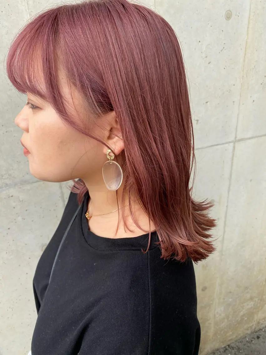 セミロング カット ヘアカラー 🔥金山 諒平🔥のヘアスタイル
