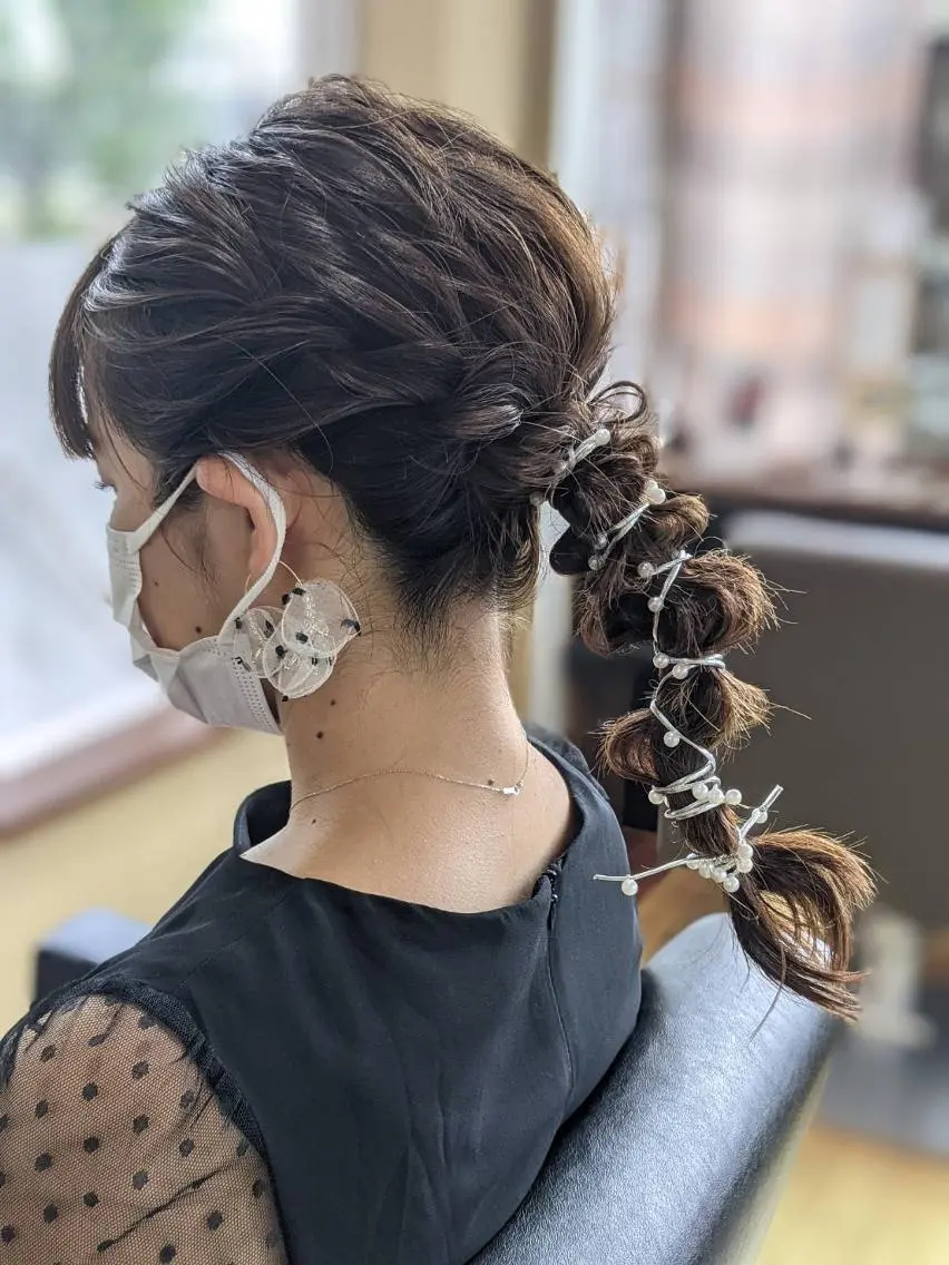ヘアアレンジ パピヨンロゼ中川 髪質改善/低ダメージのヘアスタイル