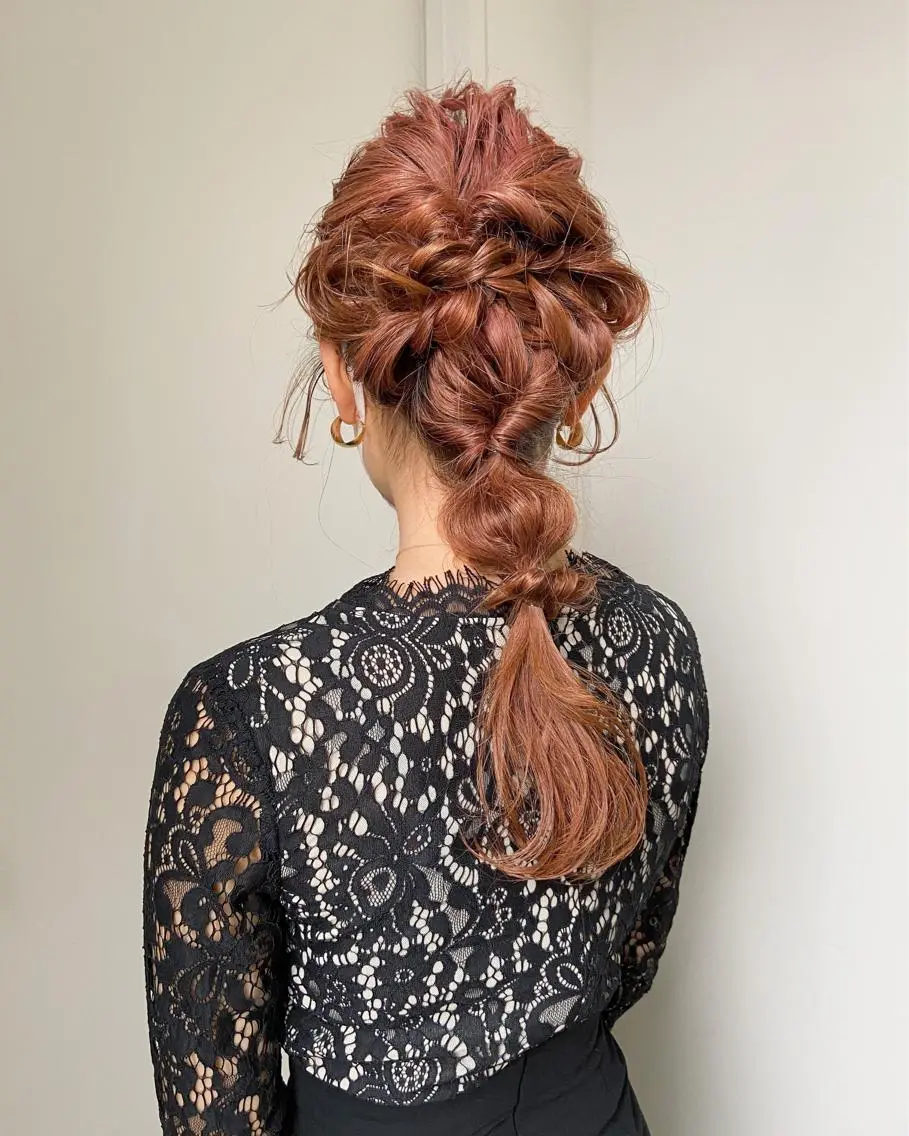 ロング カラー 黒髪 ハイトーンカラー 外国人風カラー 卒業式のヘアスタイル ヘアカラー トリートメント 岡本康平/ボブ/ブリ ーチ/酸性ストレートのヘアスタイル