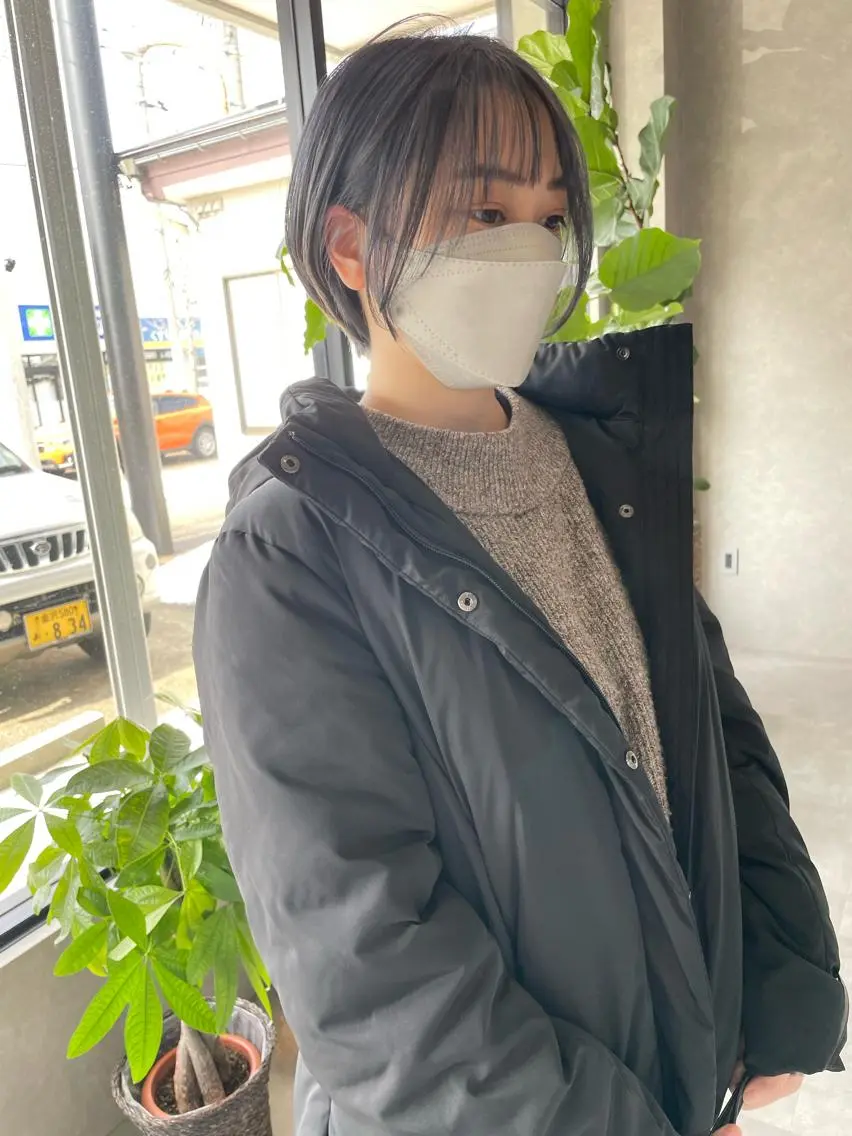 ショート ショートヘア ヘアカラー 河原 亮のヘアスタイル
