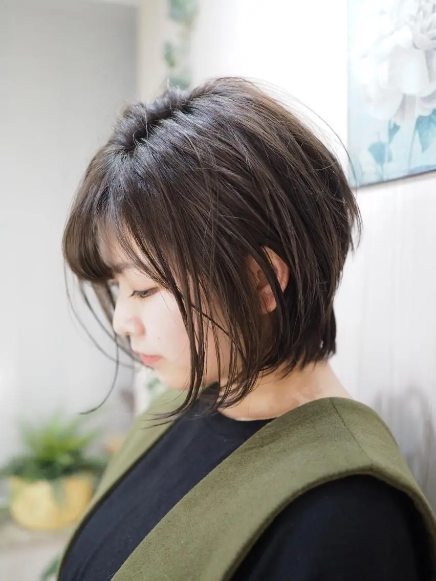 ショート ショートボブ ボブ ショートヘア 小保方 一輝のヘアスタイル