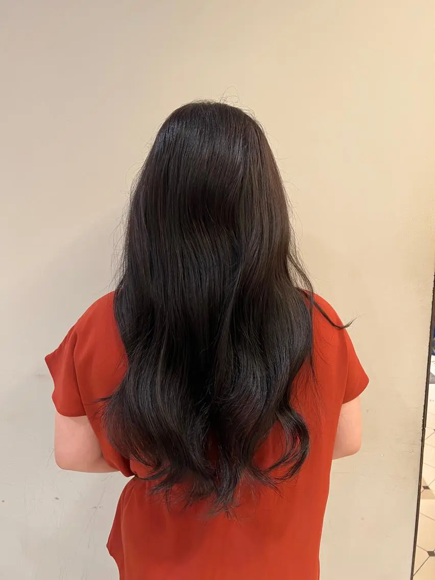 ロング カラー 透明感カラー 似合わせカット /宮本セナのヘアスタイル