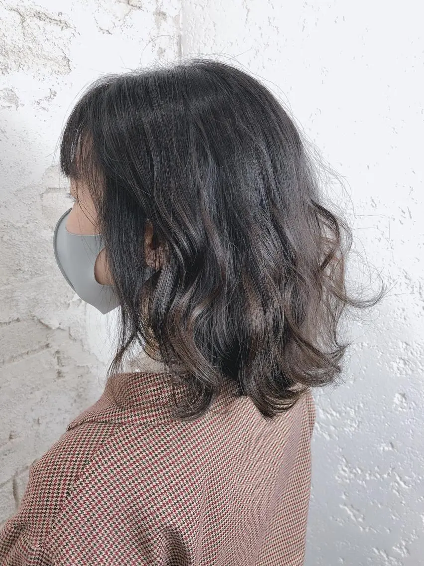 ミディアム カラー ️韓国ヘア/レイヤー カット❤️Yūkaのヘアスタイル