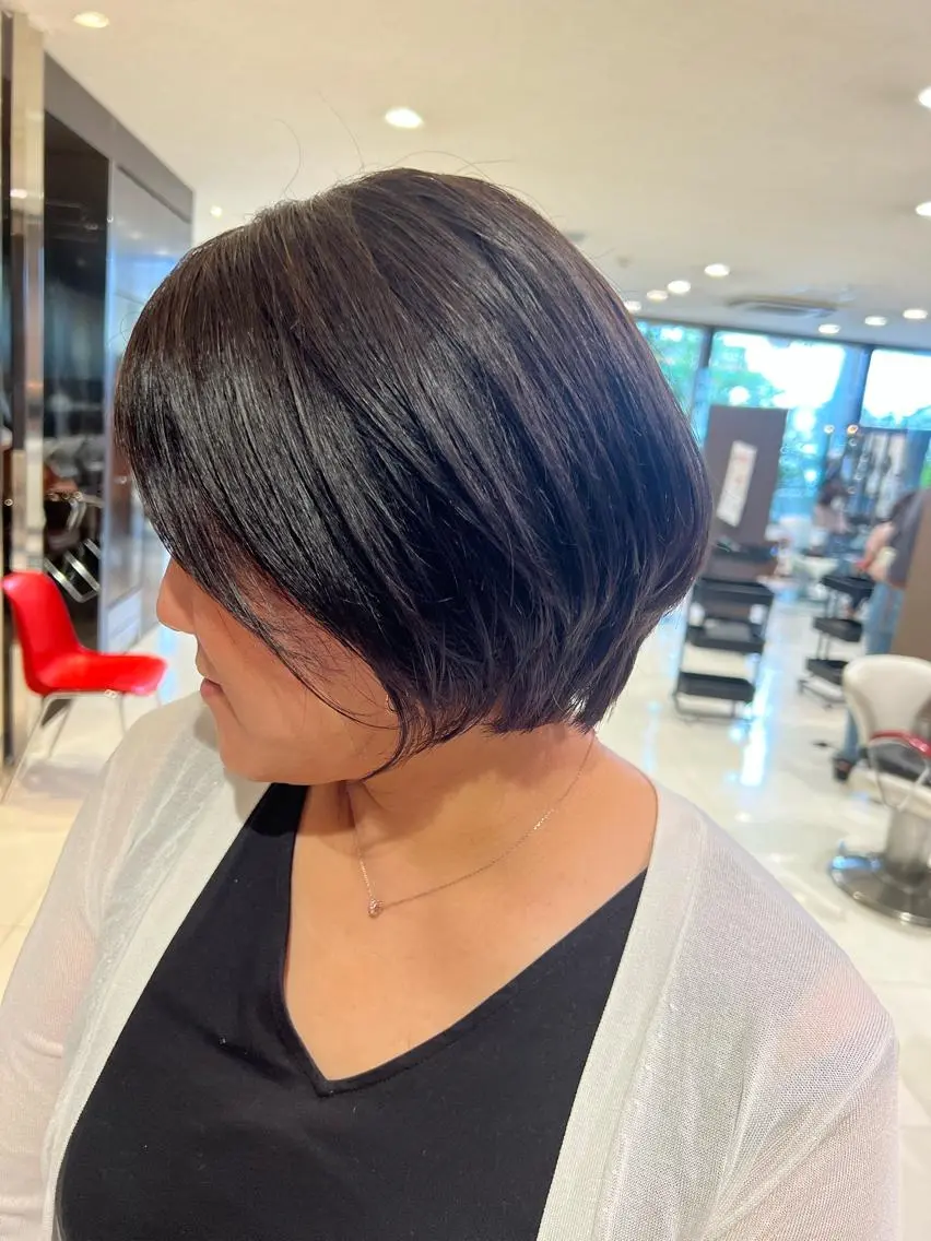 ショート ボブ ショートヘア カット ヘアカラー トリートメント 下條 真のヘアスタイル